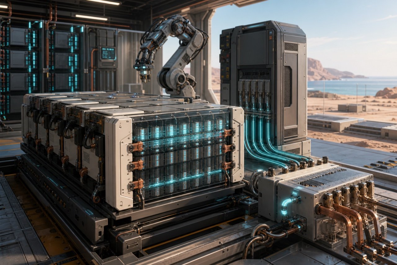 High Voltage Grid Substation